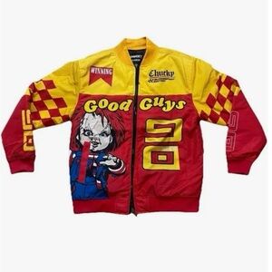 Universal Red and Yellow Bomber Jacket